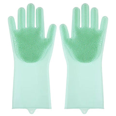 2pcs Silicone Cleaning Gloves