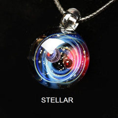 Cosmic Handmade Galaxy Glass Pendant (22 Designs)