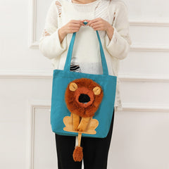 Lion Shape Pets Handbag