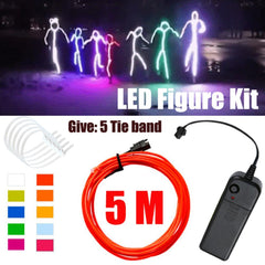 Waterproof led stick figure costume