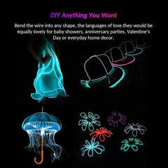 Waterproof led stick figure costume