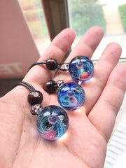 Cosmic Handmade Galaxy Glass Pendant