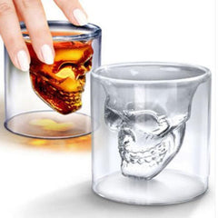 Skull Skeleton Beer Glass Cup