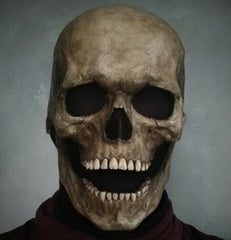 Full Head Skull Mask With Movable Jaw