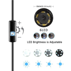 Waterproof 720P Endoscope Camera for Smartphone